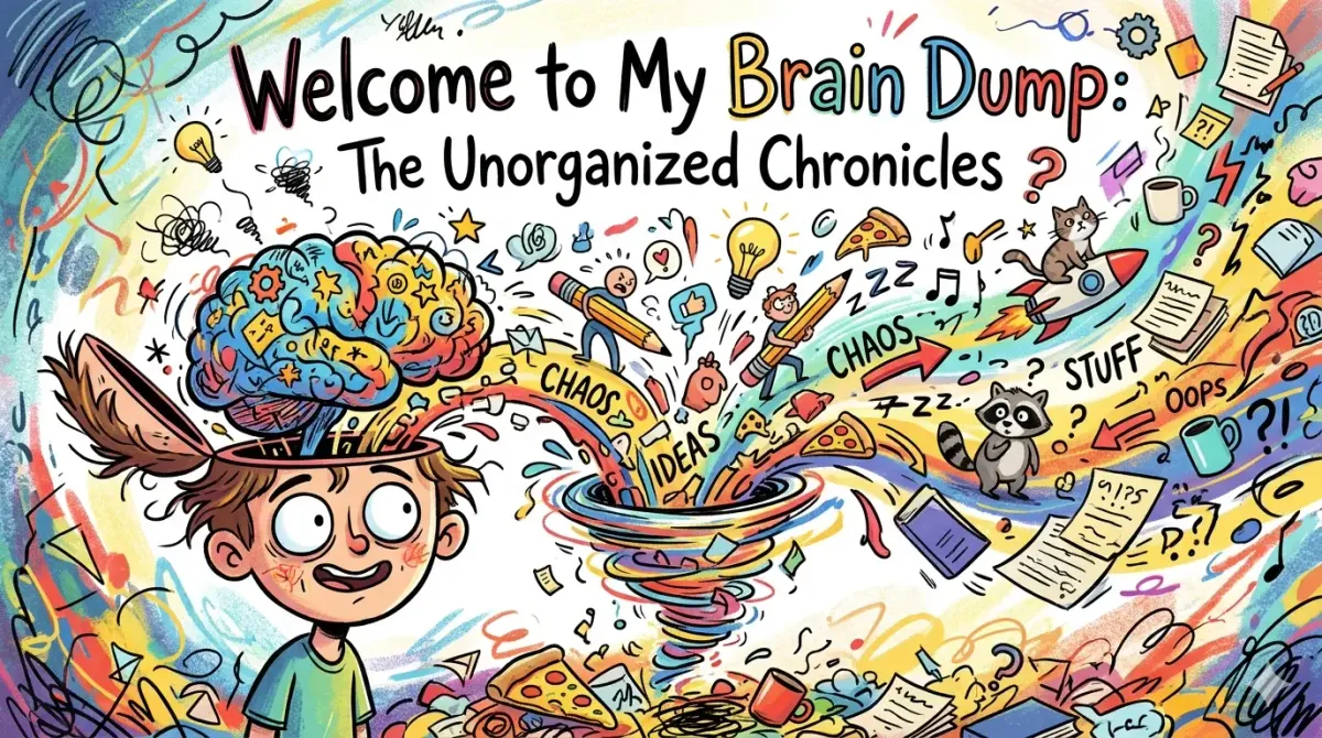 Welcome to My Brain Dump: The Unorganized Chronicles